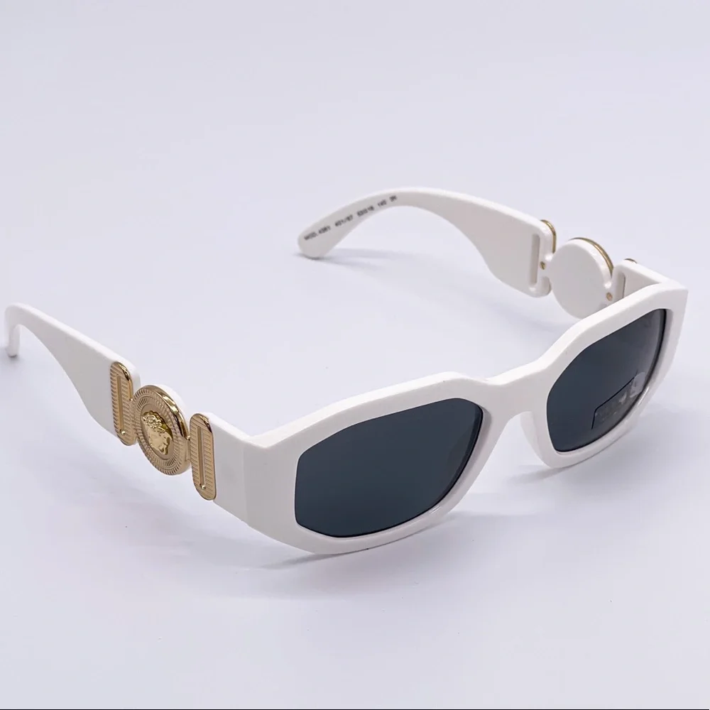 NEW VE4361 VERSACE MEDUSA VE 4361 401/87 WHITE SUNGLASSES MOD 4361